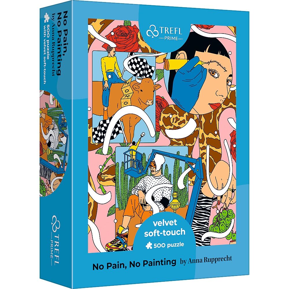 Trefl 500 Parça Puzzle No Pain, No Painting (34x48cm)
