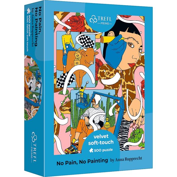 Trefl 500 Parça Puzzle No Pain, No Painting (34x48cm)