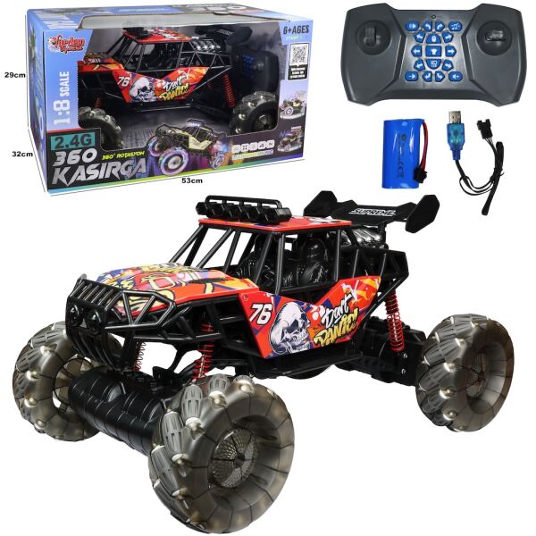 Vardem 1:8 Şarjlı Buharlı Kasırga Uzaktan Kumandalı Off-Road Araba - 10696