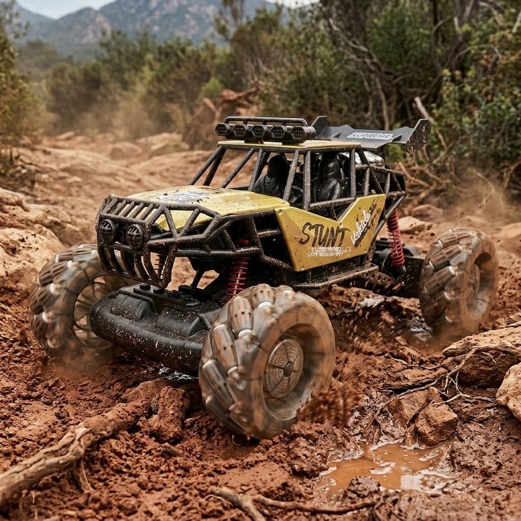 Vardem Uzaktan Kumandalı 2.4G Full Fonksiyon 1:8 Off-Road Şarjlı Buharlı Kasırga Metal Araba