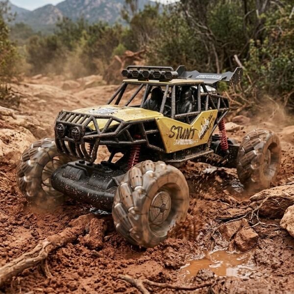 Vardem Uzaktan Kumandalı 2.4G Full Fonksiyon 1:8 Off-Road Şarjlı Buharlı Kasırga Metal Araba