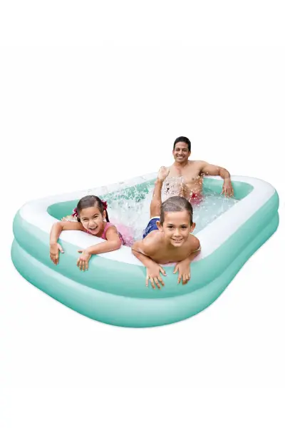 İntex Aqua Swim Central Şişme Aile Havuzu 229x152x48 cm - 57181