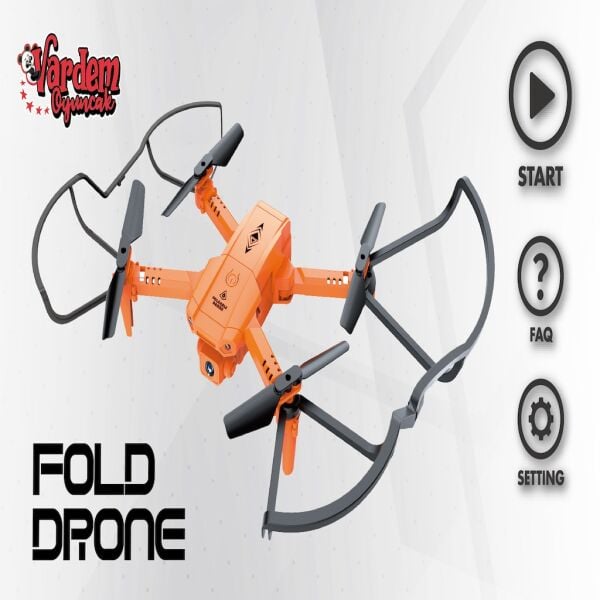 Vardem Kameralı Katlanabilir Şarjlı Drone - 2.4G Full Fonksiyon