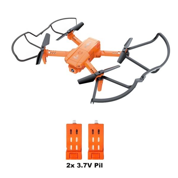 Vardem Kameralı Katlanabilir Şarjlı Drone - 2.4G Full Fonksiyon