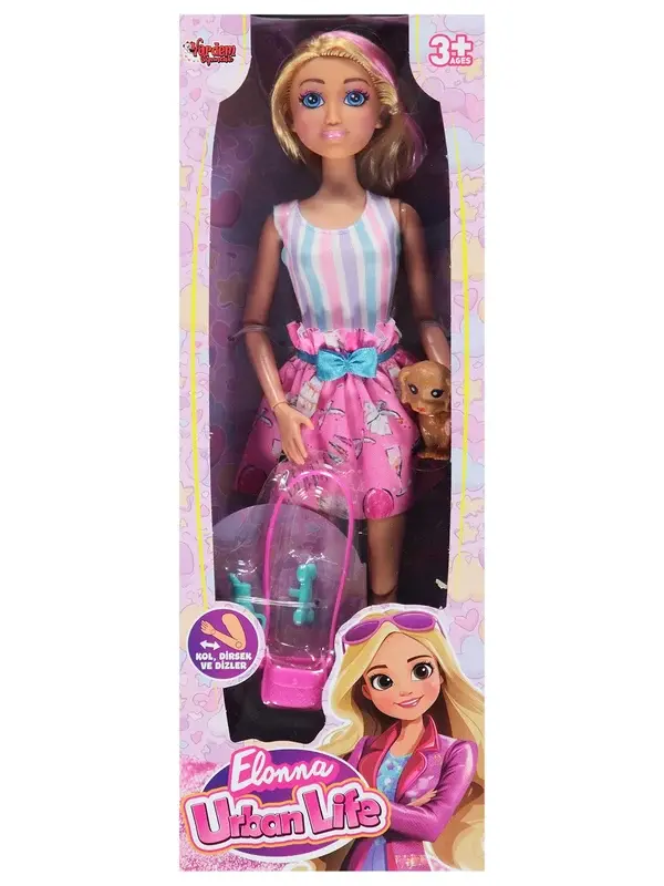 Vardem 29 cm Kutulu Aksesuarlı Manken Bebek – 4 Farklı Model