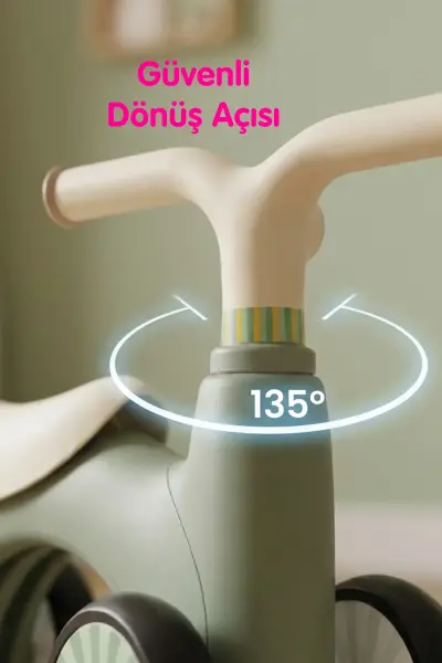 Babycim Işıklı ve Müzikli 4 Tekerlekli İlk Denge Bisikletim