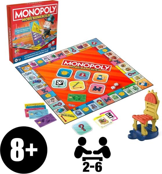 Monopoly Mobil Bankacılık Kutu Oyunu – Uygulama Destekli Yeni Nesil Eğlence!