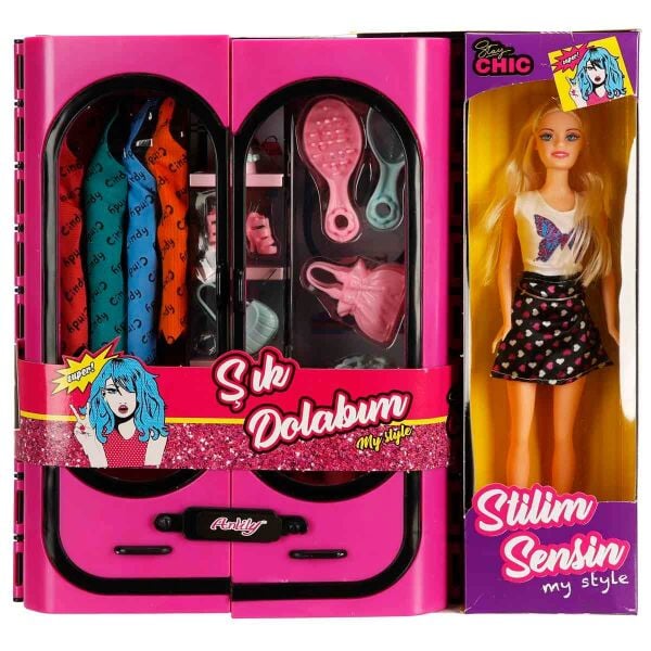 Stilim Sensin Bebek ve Gardırobu Oyun Seti - OYDAŞ 2441