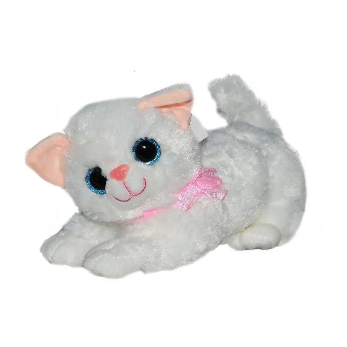 30 Cm Miyavlayan Sesli Peluş Kedi – Sevimli Oyun ve Uyku Arkadaşı 3 Renk