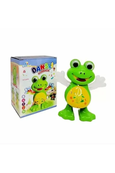 Can Ali Toys Pilli Işıklı Müzikli Dans Eden Kurbağa