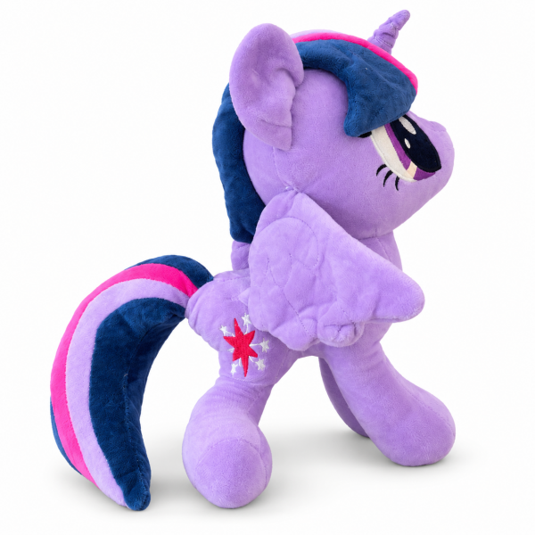 Mor Kanatlı Unicorn Peluş Pony 40 cm