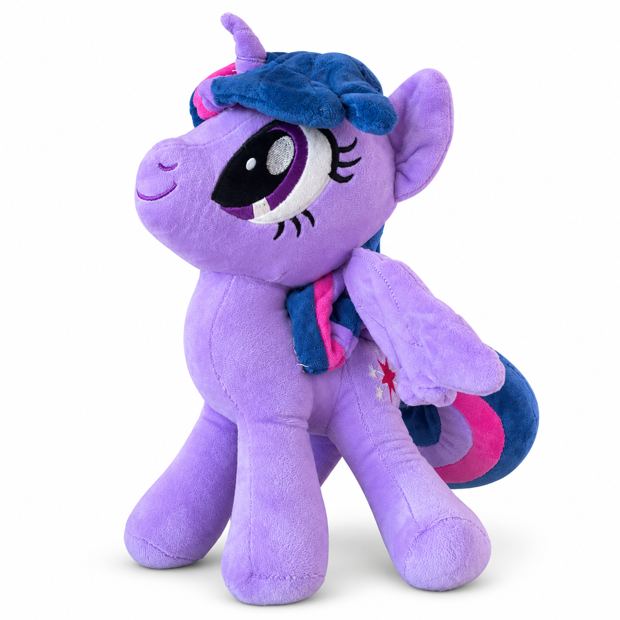 Mor Kanatlı Unicorn Peluş Pony 40 cm