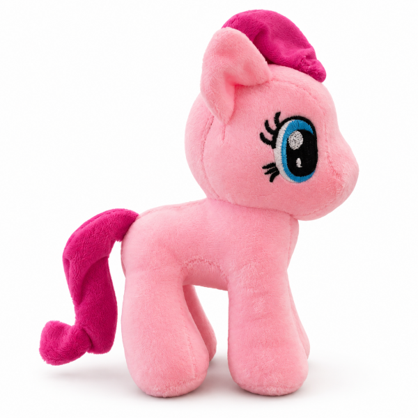 Peluş Midilli Pony Oyuncak 25 × 20 cm – Pembe