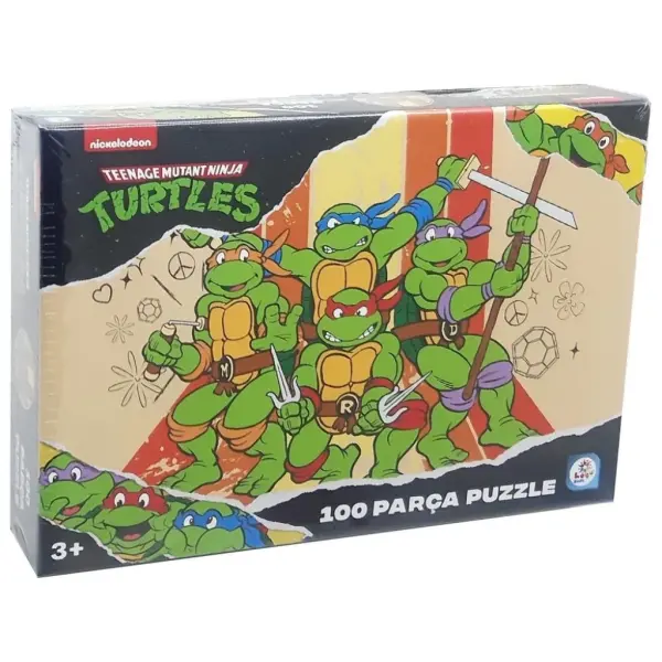 Ninja Kaplumbağalar 100 Parça Puzzle -  Laço Kids