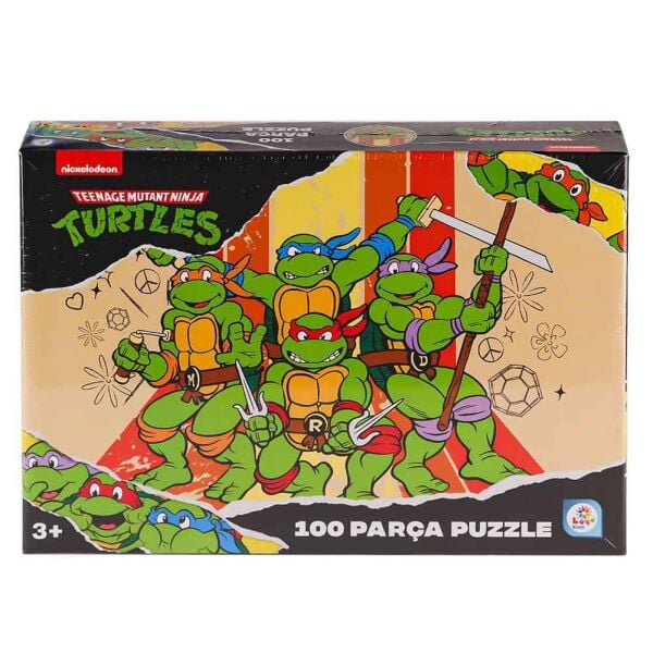 Ninja Kaplumbağalar 100 Parça Puzzle -  Laço Kids