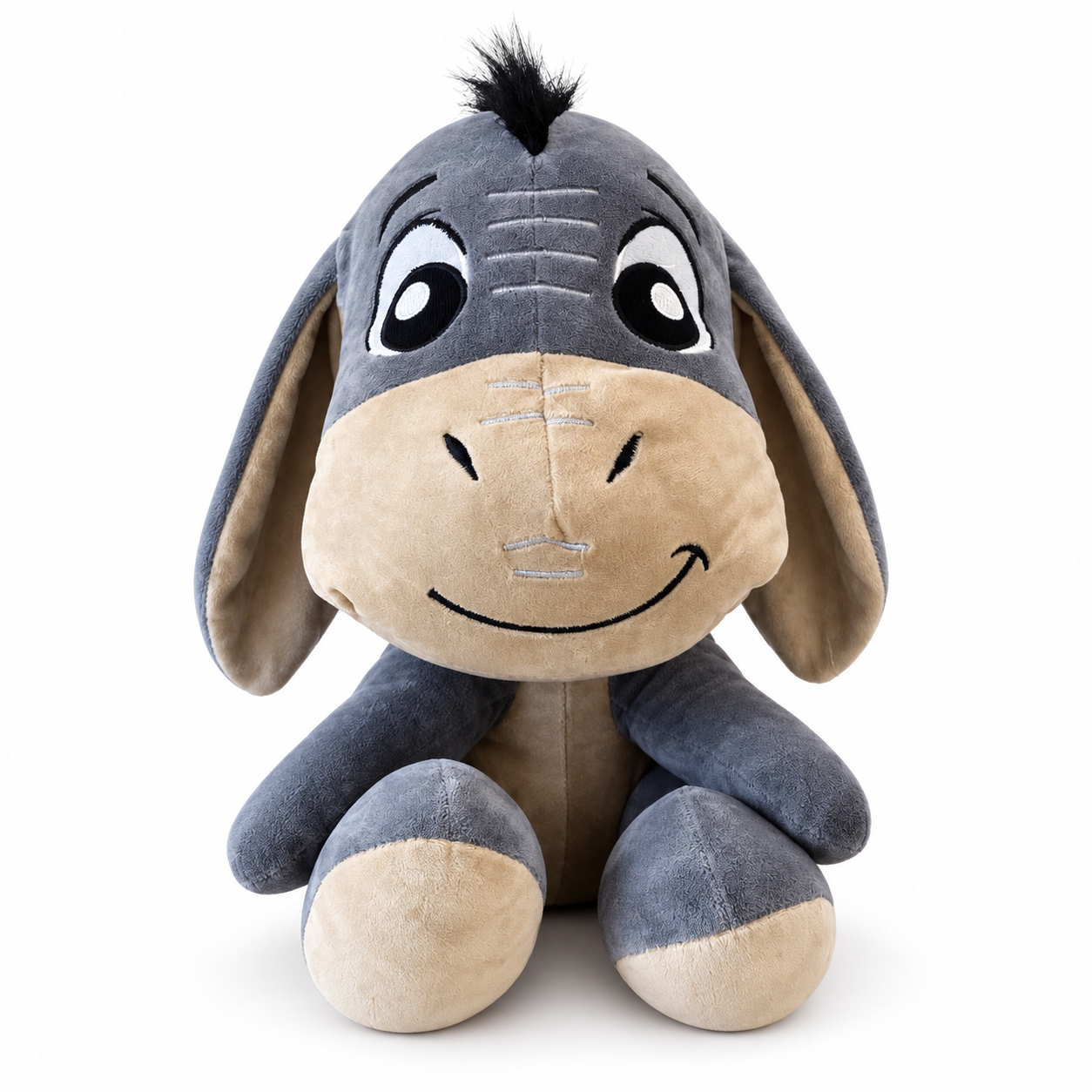 Gri Peluş Sevimli  Eşek Oyuncak 38 × 30 cm