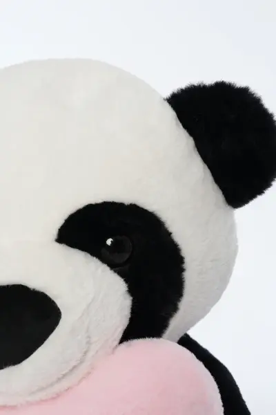 Kalpli Panda Peluş Oyuncak 60 cm | Pufu Toys