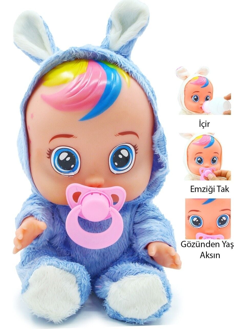 Toyx Ağlayan ve Konuşan Et Bebek 20 cm – İnteraktif Oyuncak
