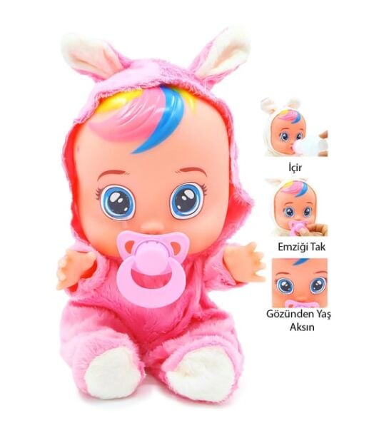 Toyx Ağlayan ve Konuşan Et Bebek 20 cm – İnteraktif Oyuncak