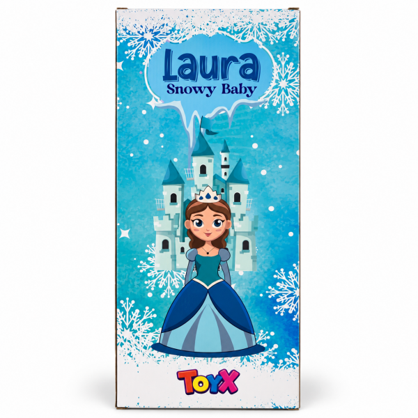 ToyX Laura Snowy Baby Büyük Boy Şarkı Söyleyen Oyuncak Bebek 40 cm
