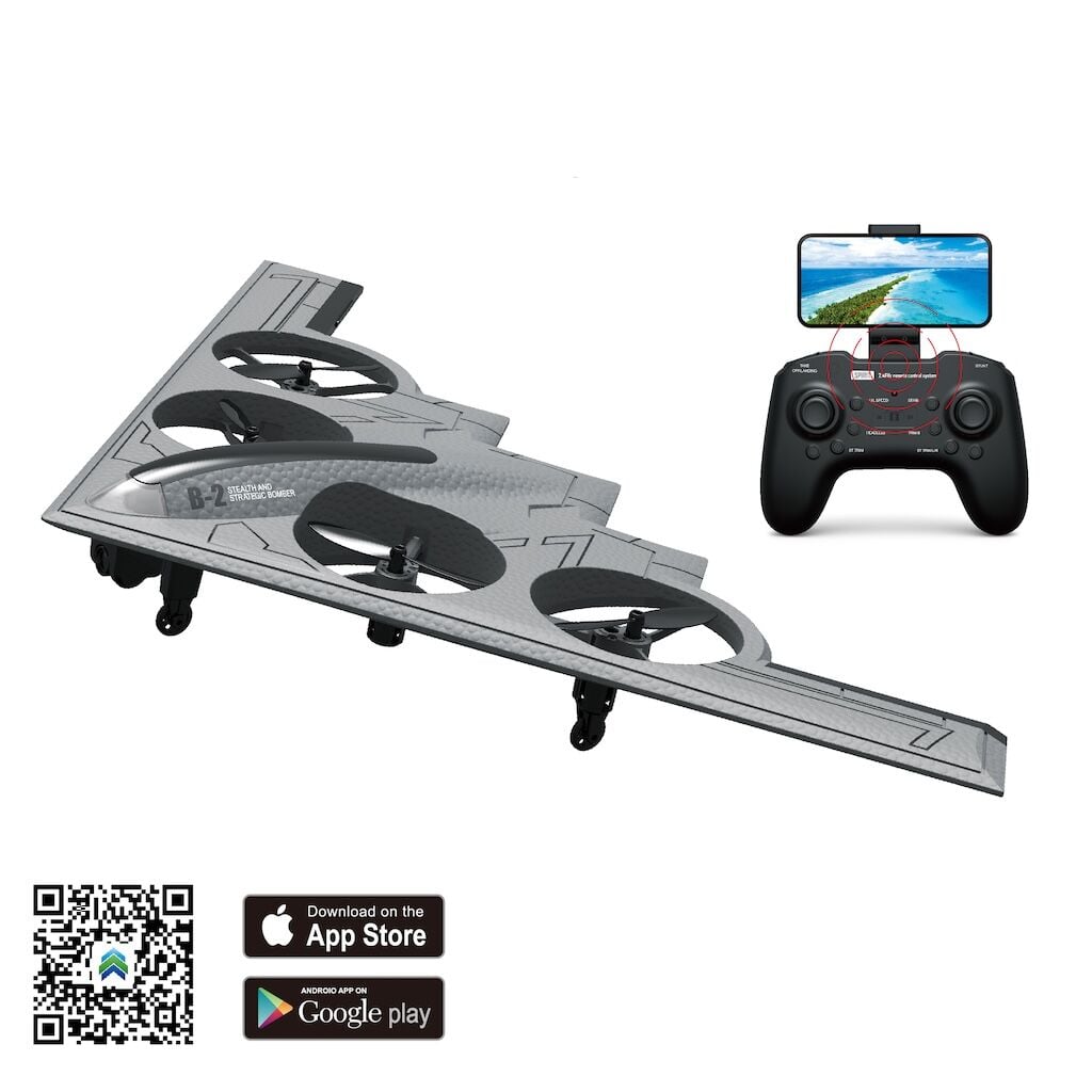 Vardem Kameralı Drone 2.4 GHz Şarjlı Uzaktan Kumandalı Quadcopter İHA GL-777-275