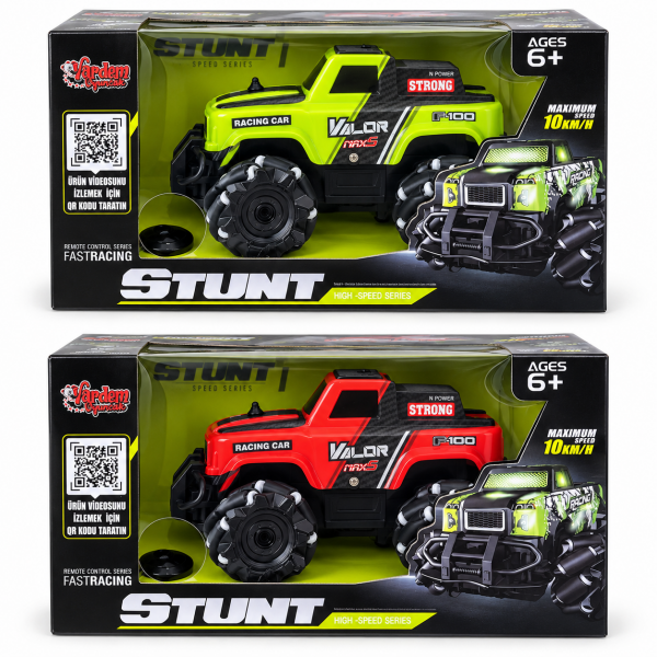 Vardem 4x4 Stunt Uzaktan Kumandalı Şarjlı Işıklı Akrobatik Araba 2.4 GH +6 Yaş