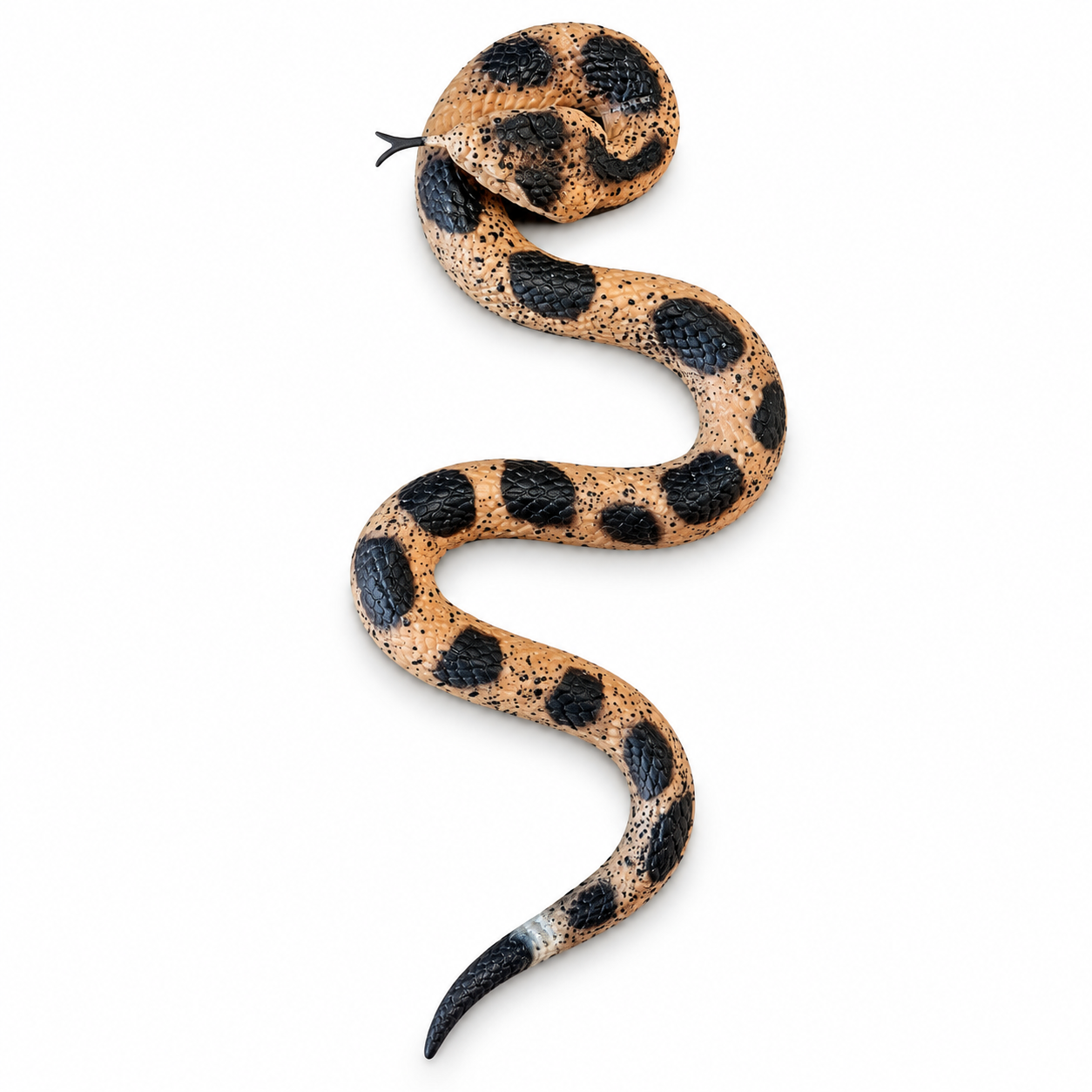 Python Esnek ve Yumuşak Oyuncak Kahve Yılan (40+ cm)