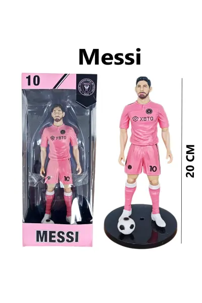 Lionel Messi Figür Oyuncak 20 Cm – Gerçekçi Detaylı Futbolcu Figürü