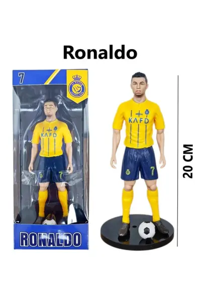 Christiano Ronaldo Figür Oyuncak 20 Cm – Gerçekçi Detaylı Futbolcu Figürü
