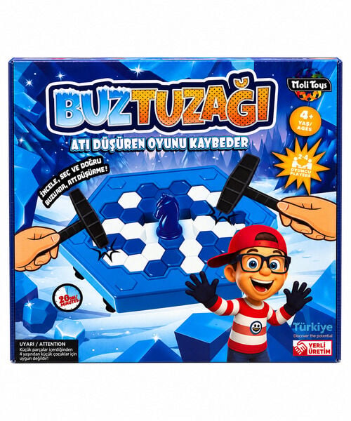 Moli Toys Buz Tuzağı Eğitici Zeka ve Strateji Oyunu (Klasik Atlı)
