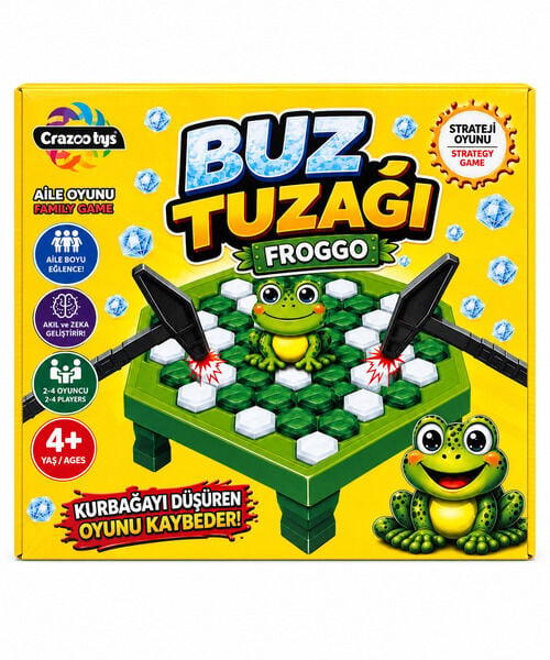 Moli Toys Froggo (Kurbağa) Buz Tuzağı Zeka ve Strateji Oyunu