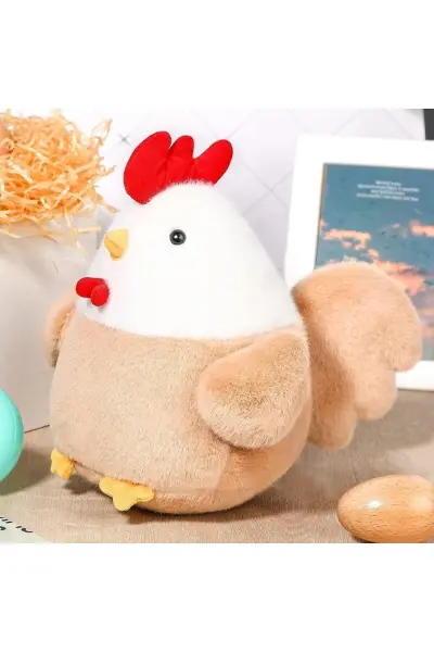 Sevimli Tavuk Peluş Oyuncak, Hediyelik Oyuncak - 35 Cm