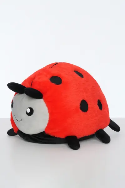 Pufu Kırmızı Uğur Böceği Peluş Oyuncak 40 cm