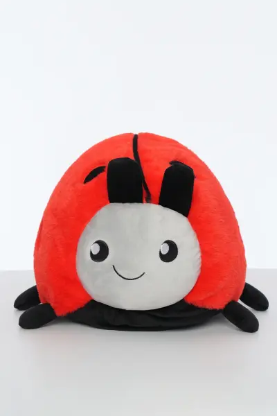 Pufu Kırmızı Uğur Böceği Peluş Oyuncak 40 cm